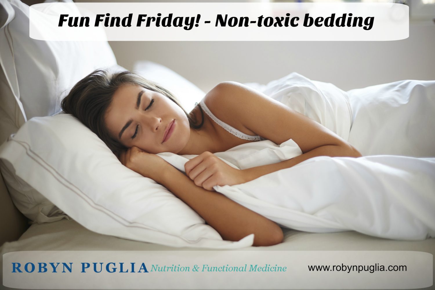 Fun Find Friday - Non-Toxic Bedding.