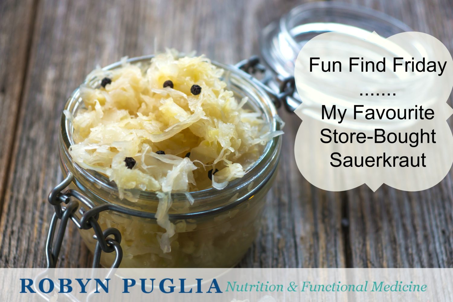 Fun Find Friday - Sauerkraut!