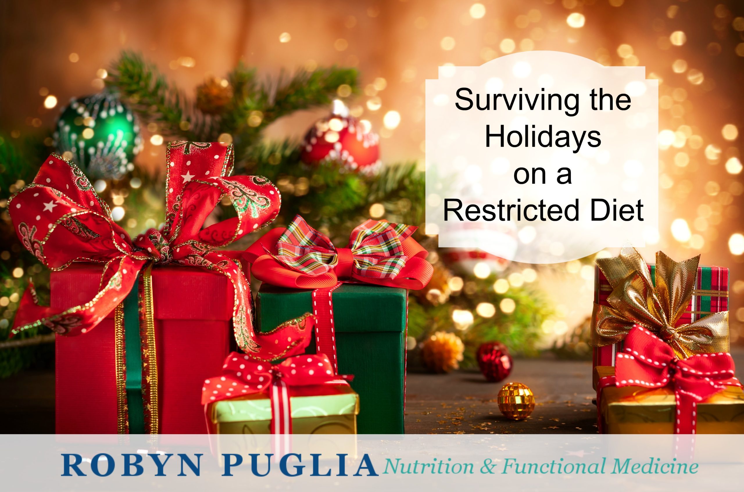 How To Survive The Holidays on a Restricted Diet
